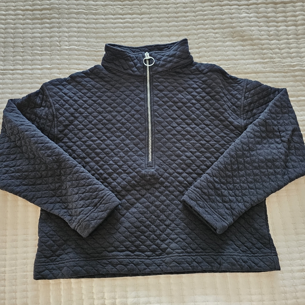 Smash & Tess - Quilted Crop Sweatshirt - Size Small